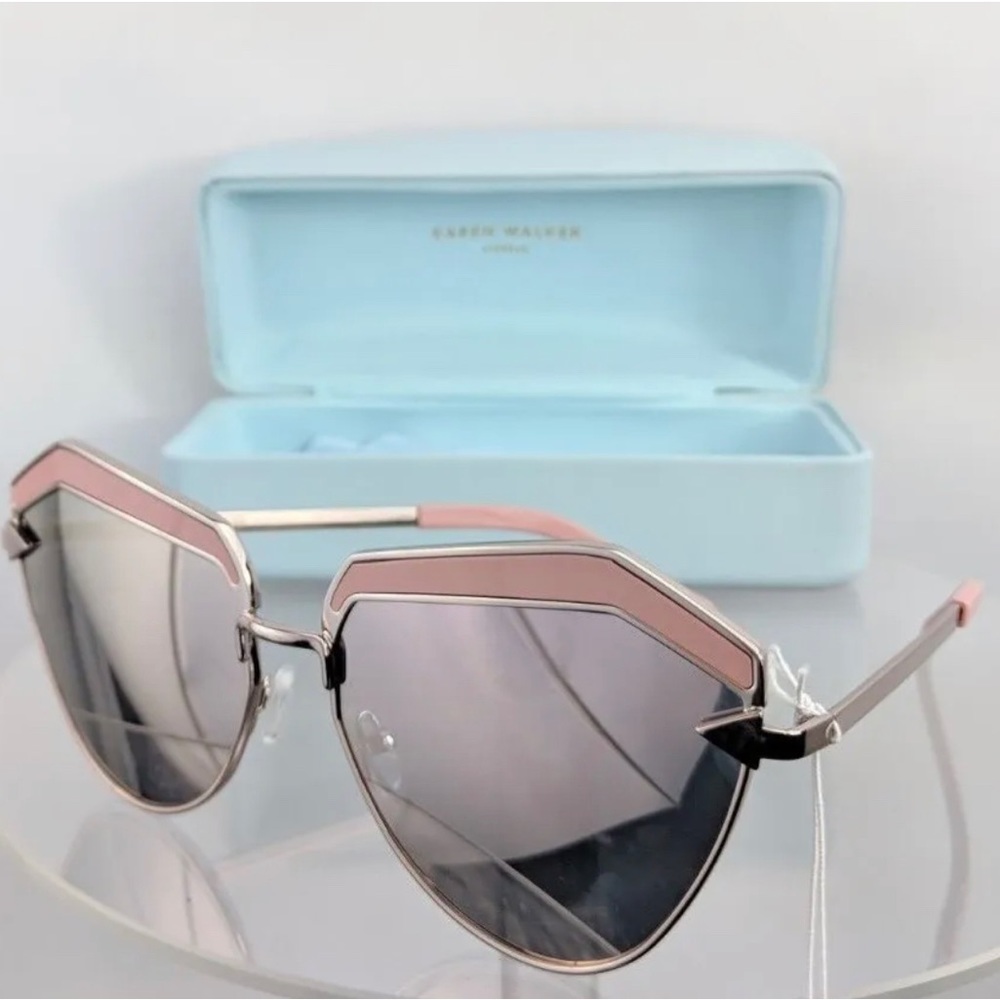 Karen Walker Jacinto 1701549 mirrored pink and silver woman’s sunglasses NIB